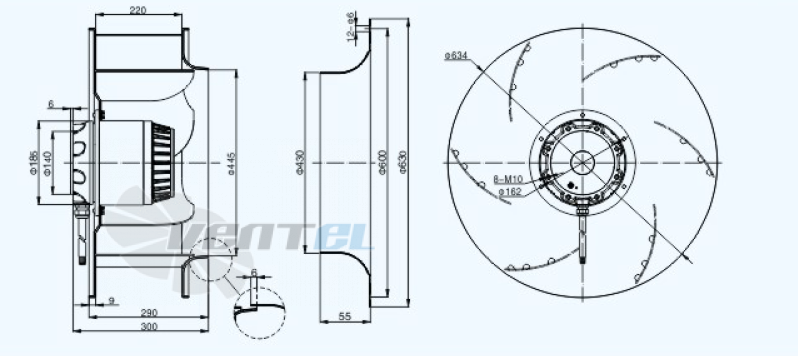 Sanmu YWF(K)6D630-GH - описание, технические характеристики, графики