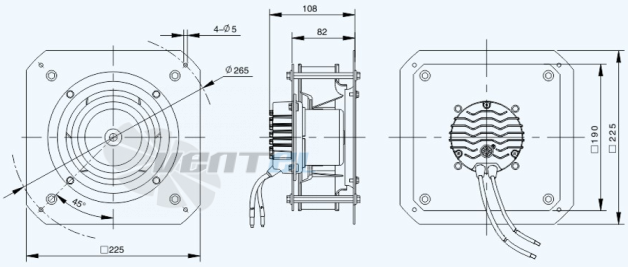 Sanmu ECF-K-4E175-PLHDAL0 - описание, технические характеристики, графики