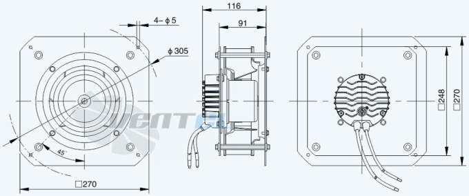 Sanmu ECF-K-4E220-PLHDAL0 - описание, технические характеристики, графики