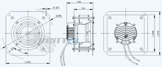 Sanmu ECF-K-6E220-PLHDAL1 - описание, технические характеристики, графики