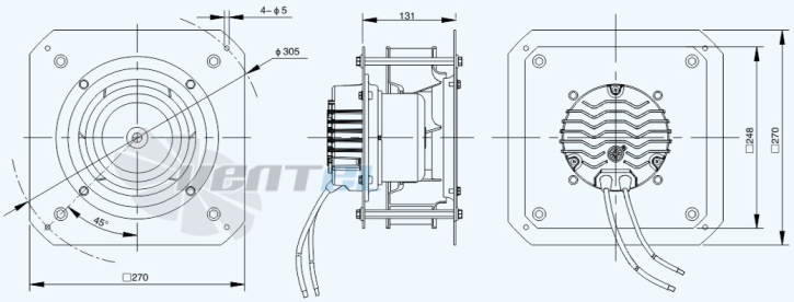 Sanmu ECF-K-6E225-PLHDAL1 - описание, технические характеристики, графики