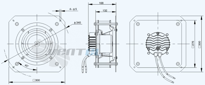Sanmu ECF-K-6E250-PLHDAL0 - описание, технические характеристики, графики