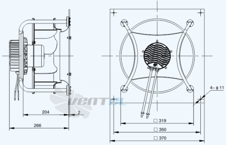 Sanmu ECF-K-6E250-PLHDAL10 - описание, технические характеристики, графики