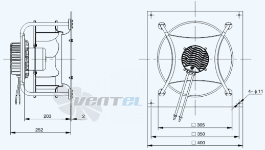 Sanmu ECF-K-6E250-PLHDAL4 - описание, технические характеристики, графики