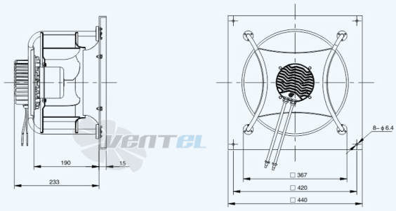 Sanmu ECF-K-6E355-PLHDAL2 - описание, технические характеристики, графики