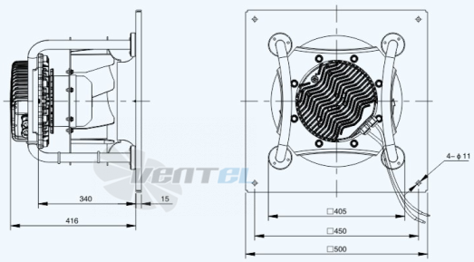 Sanmu ECF-K-8D450-PLHDAL4 - описание, технические характеристики, графики