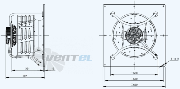Sanmu ECF-K-8D500-PLHDAL0 - описание, технические характеристики, графики