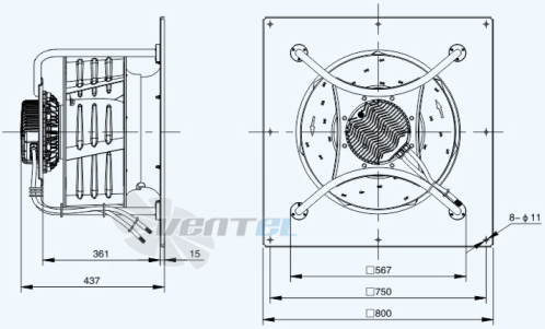 Sanmu ECF-K-8D560-PLHDAL5 - описание, технические характеристики, графики
