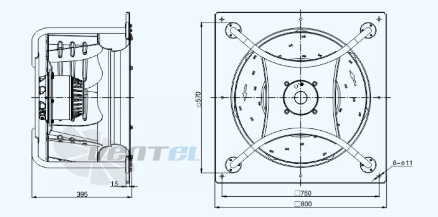 Sanmu YWF(K)4D560-GH50-LDW - описание, технические характеристики, графики
