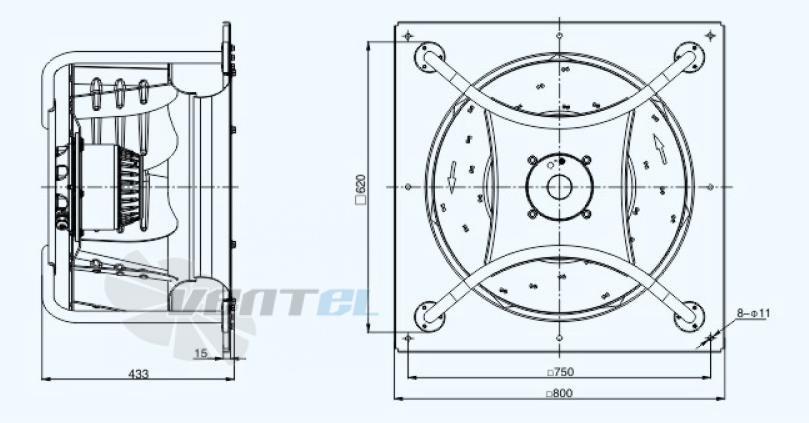 Sanmu YWF(K)4D630-GH50-LDW - описание, технические характеристики, графики