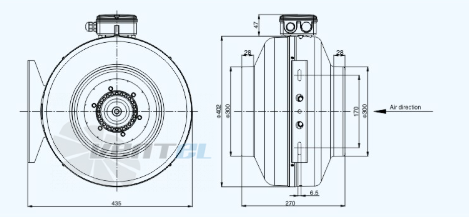 Sanmu YWF(K)2B280-300T - описание, технические характеристики, графики