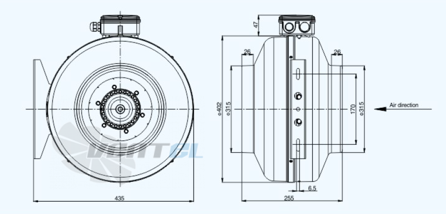 Sanmu YWF(K)2E280-315T - описание, технические характеристики, графики