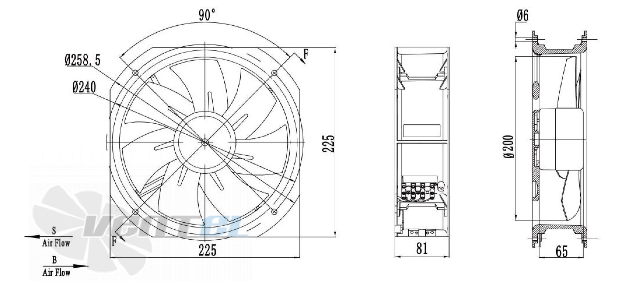 Weiguang DC092/16B3G01-AS200/35S1-01-B - описание, технические характеристики, графики