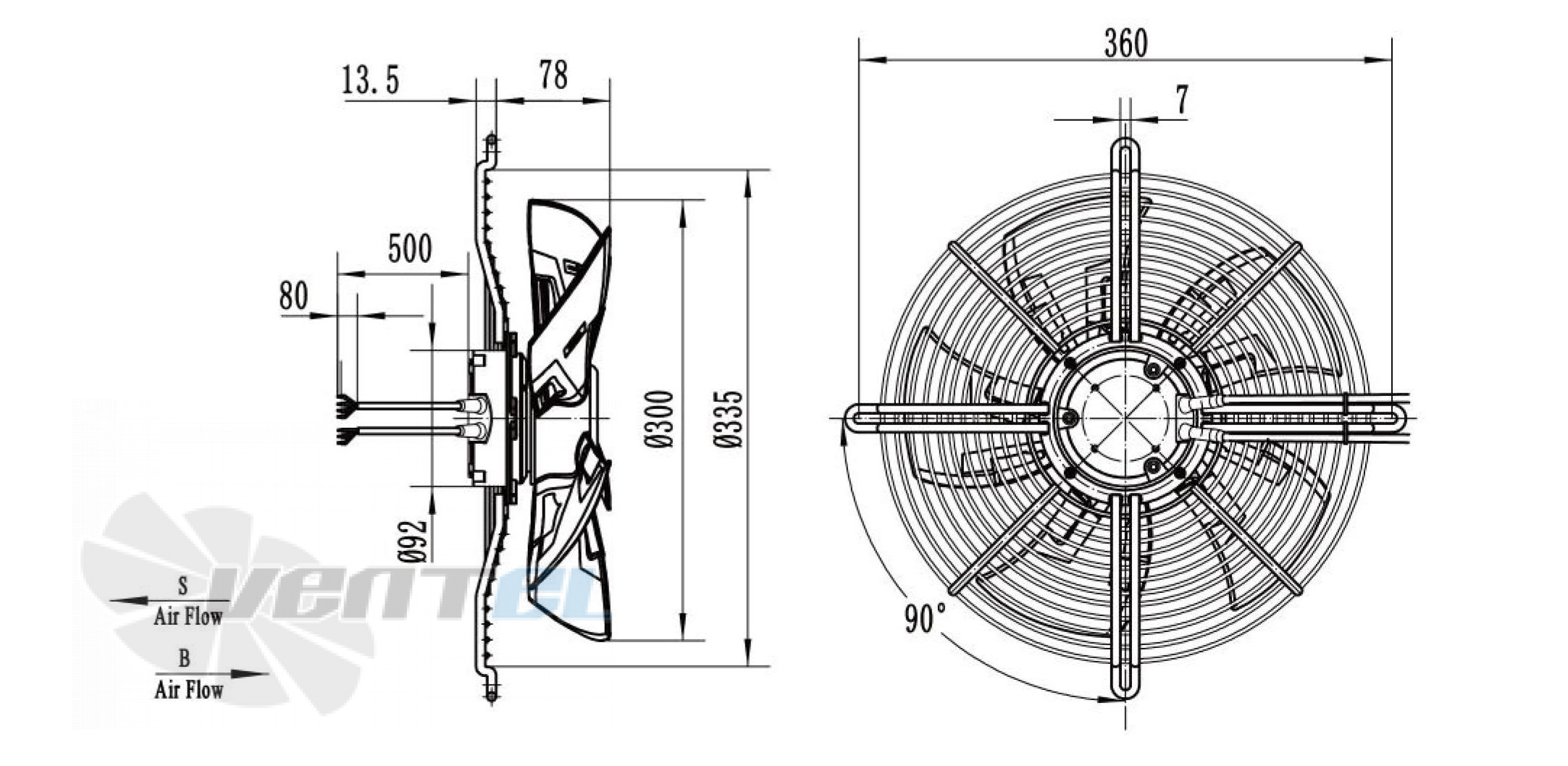 Weiguang EC072/25E3G01-AS300/60P1-01-G - описание, технические характеристики, графики