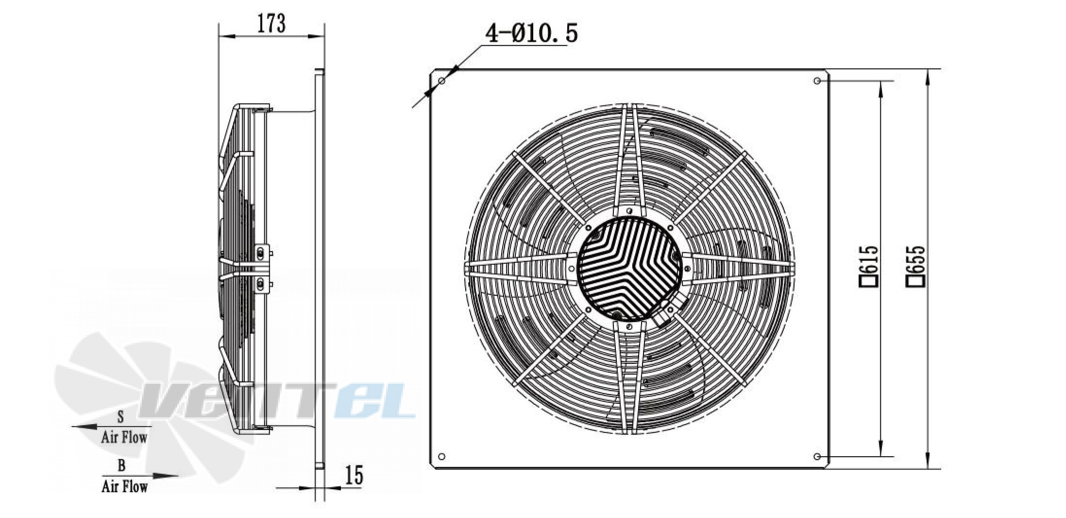 Weiguang EC137/40E3G01-AS500/108P1-01-B1 - описание, технические характеристики, графики
