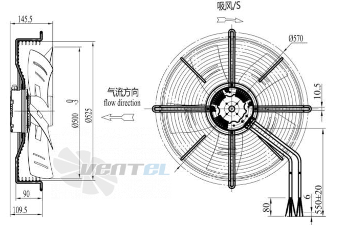 Boyoung BOYOUNG BY6EC-500-102-IX-3PSPK 0.63 КВТ - описание, технические характеристики, графики