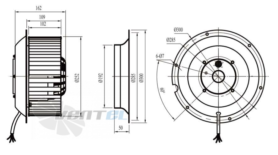 Boyoung BOYOUNG DYF4D-250-QW1A 0.87 КВТ - описание, технические характеристики, графики