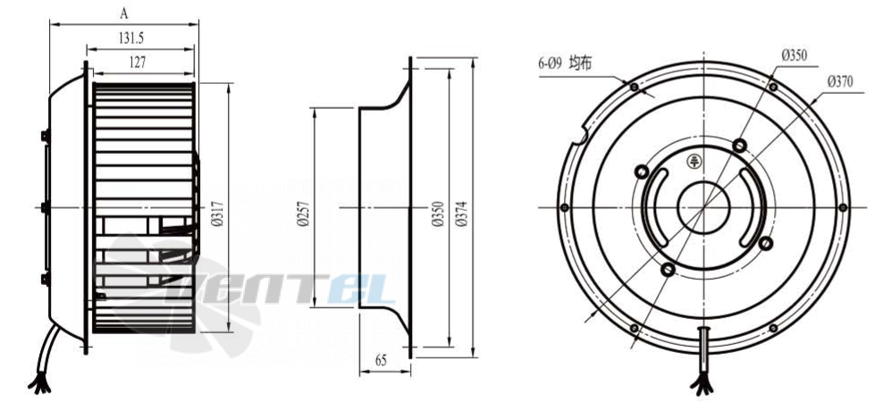 Boyoung BOYOUNG DYF6D-315-QW3A 0.78 КВТ - описание, технические характеристики, графики