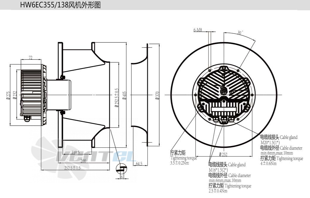 Boyoung BOYOUNG HW6EC-355-138-IV 1.78 КВТ - описание, технические характеристики, графики