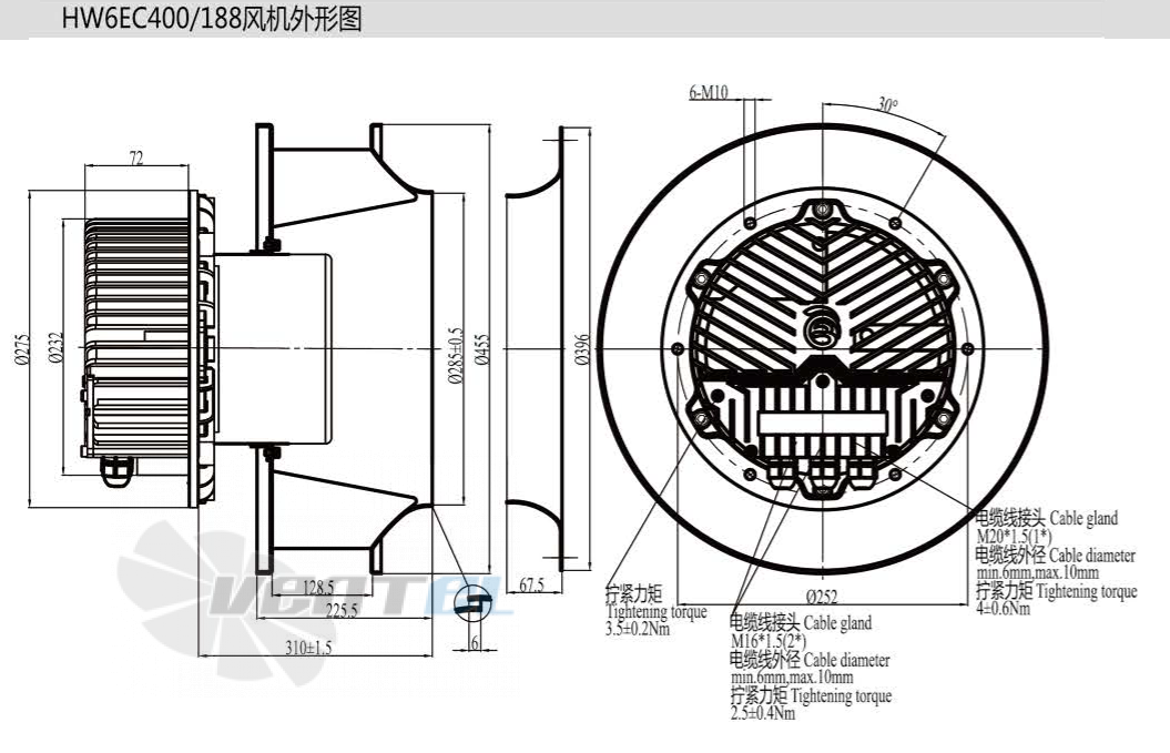 Boyoung BOYOUNG HW6EC-400-188-VII 3.37 КВТ - описание, технические характеристики, графики