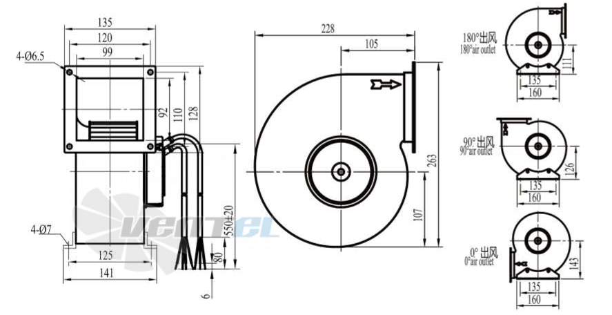 Boyoung BOYOUNG QD2EC-146-092-I-1P 0.178 КВТ - описание, технические характеристики, графики