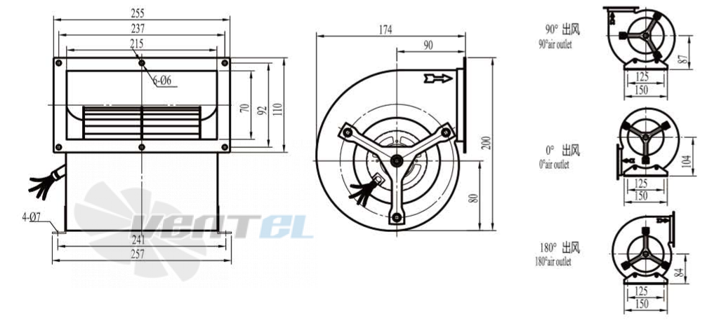 Boyoung BOYOUNG QS3DC-133A-072-I 0.105 КВТ - описание, технические характеристики, графики