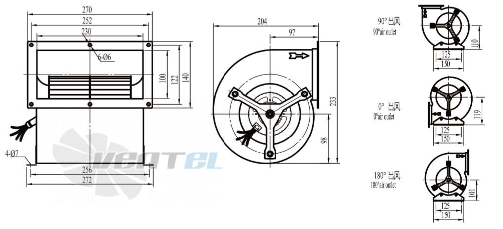 Boyoung BOYOUNG QS3DC-133B-072-I 0.118 КВТ - описание, технические характеристики, графики