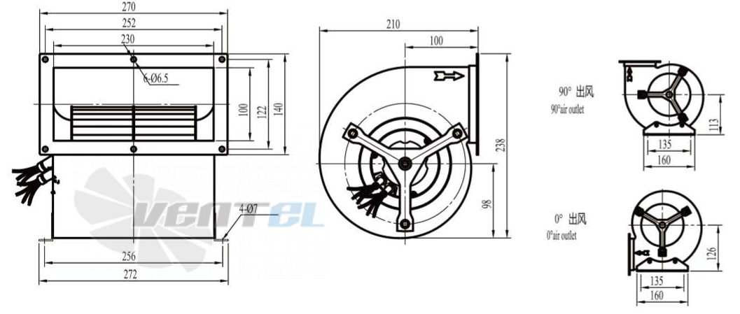 Boyoung BOYOUNG QS2EC-146-092-I-1P 0.171 КВТ - описание, технические характеристики, графики