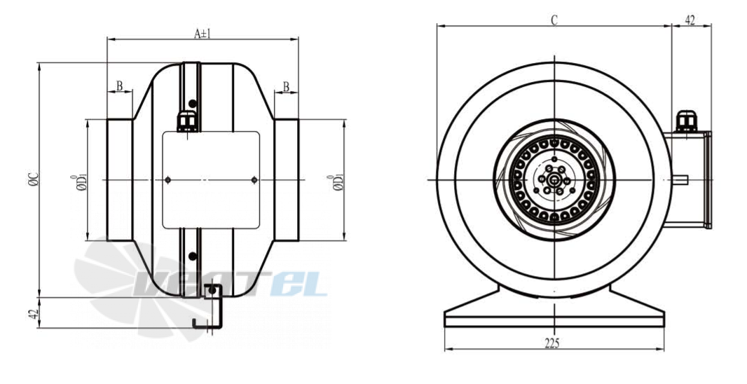 Boyoung BOYOUNG DYF2E-150-HG1A 0.108 КВТ - описание, технические характеристики, графики