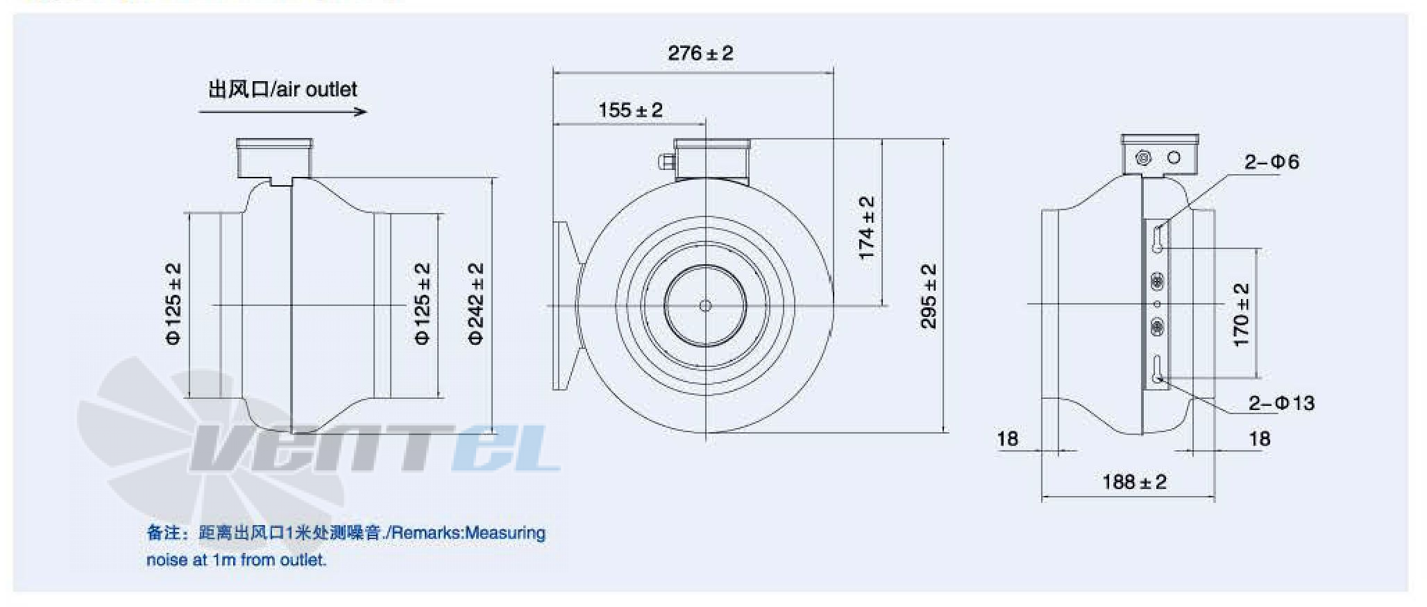 Weiguang WEIGUANG EC072-25E1G01-B190-44P1-G125 0.065 КВТ - описание, технические характеристики, графики