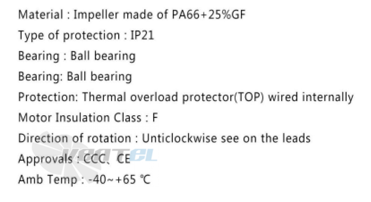 Fans-tech FANS-TECH SC250D3-DD0-00 - описание, технические характеристики, графики