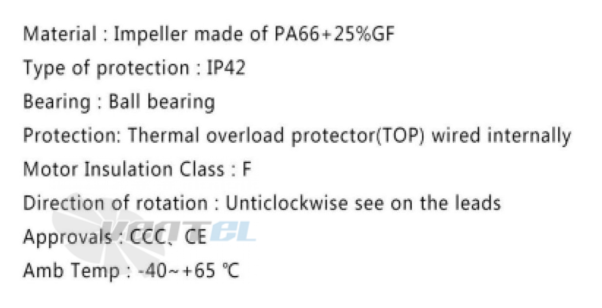 Fans-tech FANS-TECH SC250D3-DF0-02 - описание, технические характеристики, графики