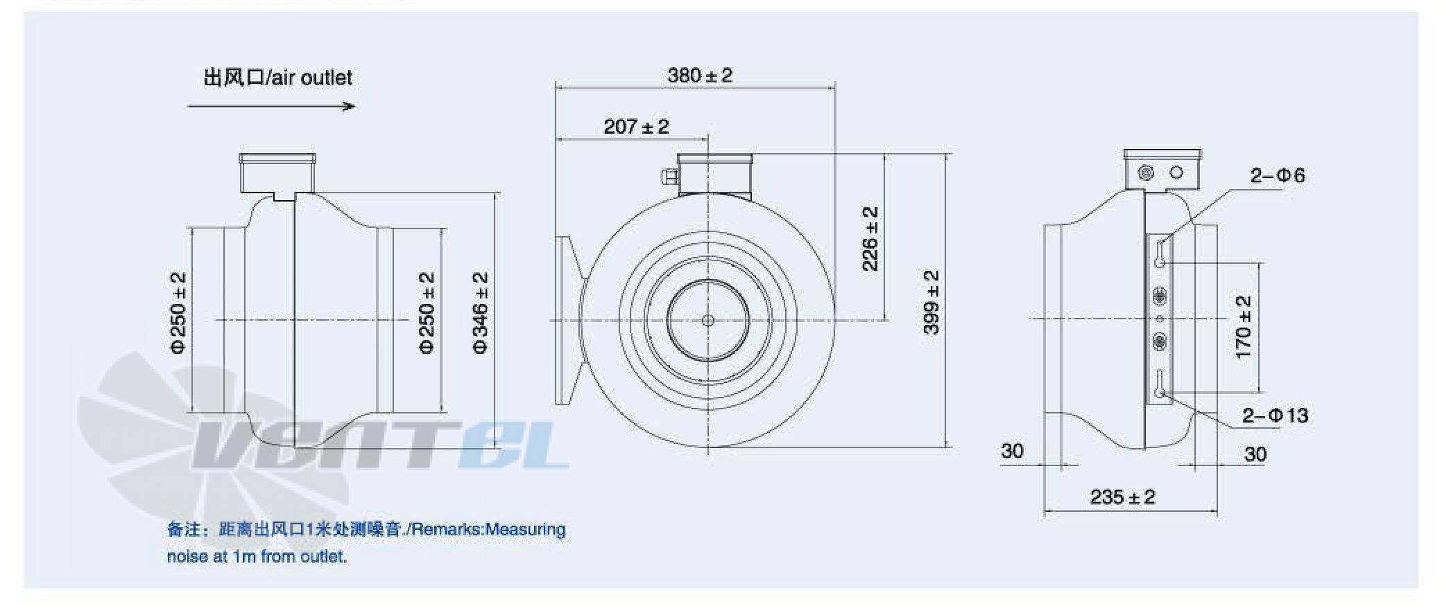 Weiguang WEIGUANG EC092-25E1G01-B250-48S1-G250 0.152 КВТ - описание, технические характеристики, графики