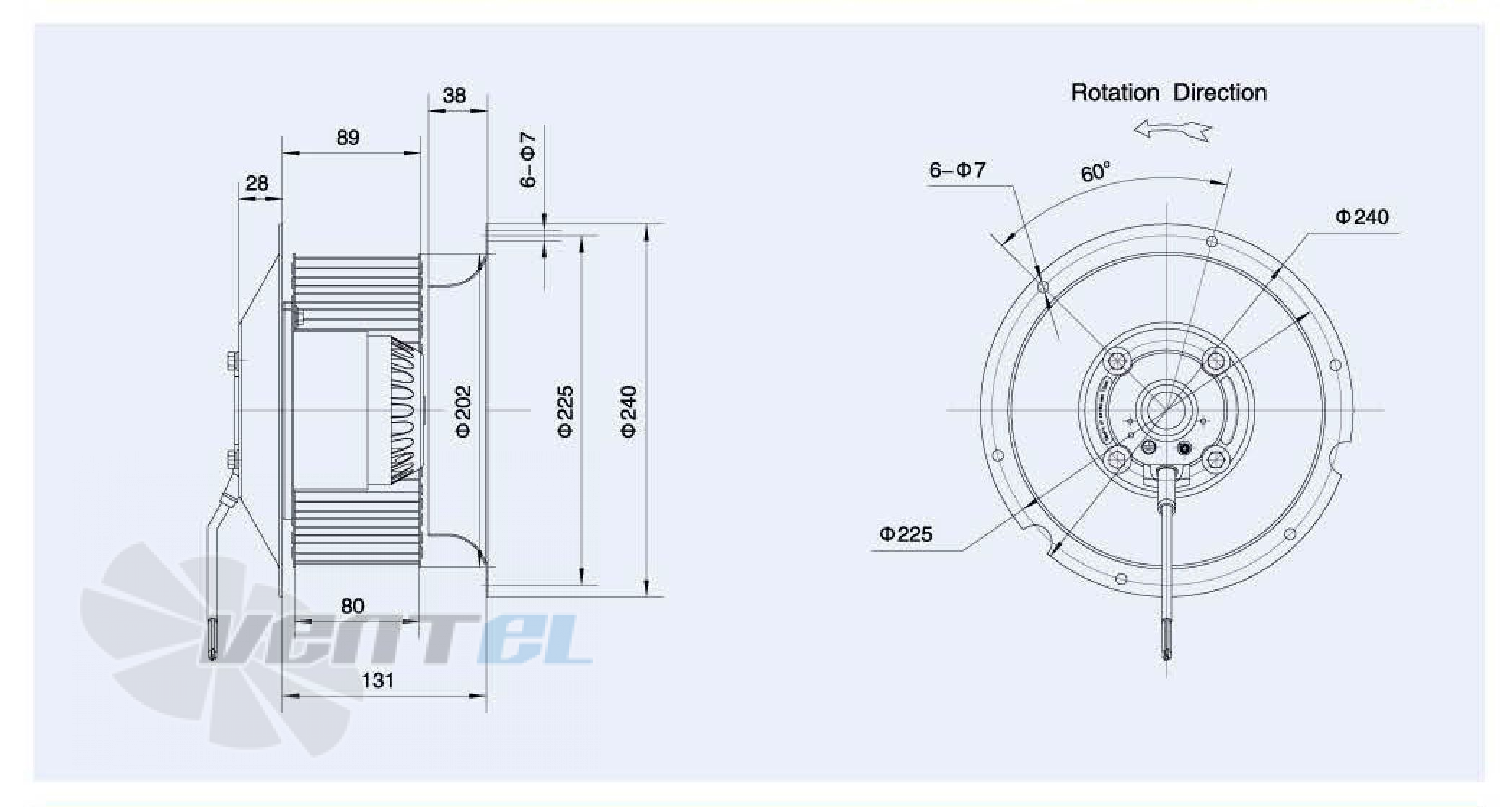 Weiguang WEIGUANG LXFF4E200-80-M102-47 0.258 КВТ - описание, технические характеристики, графики