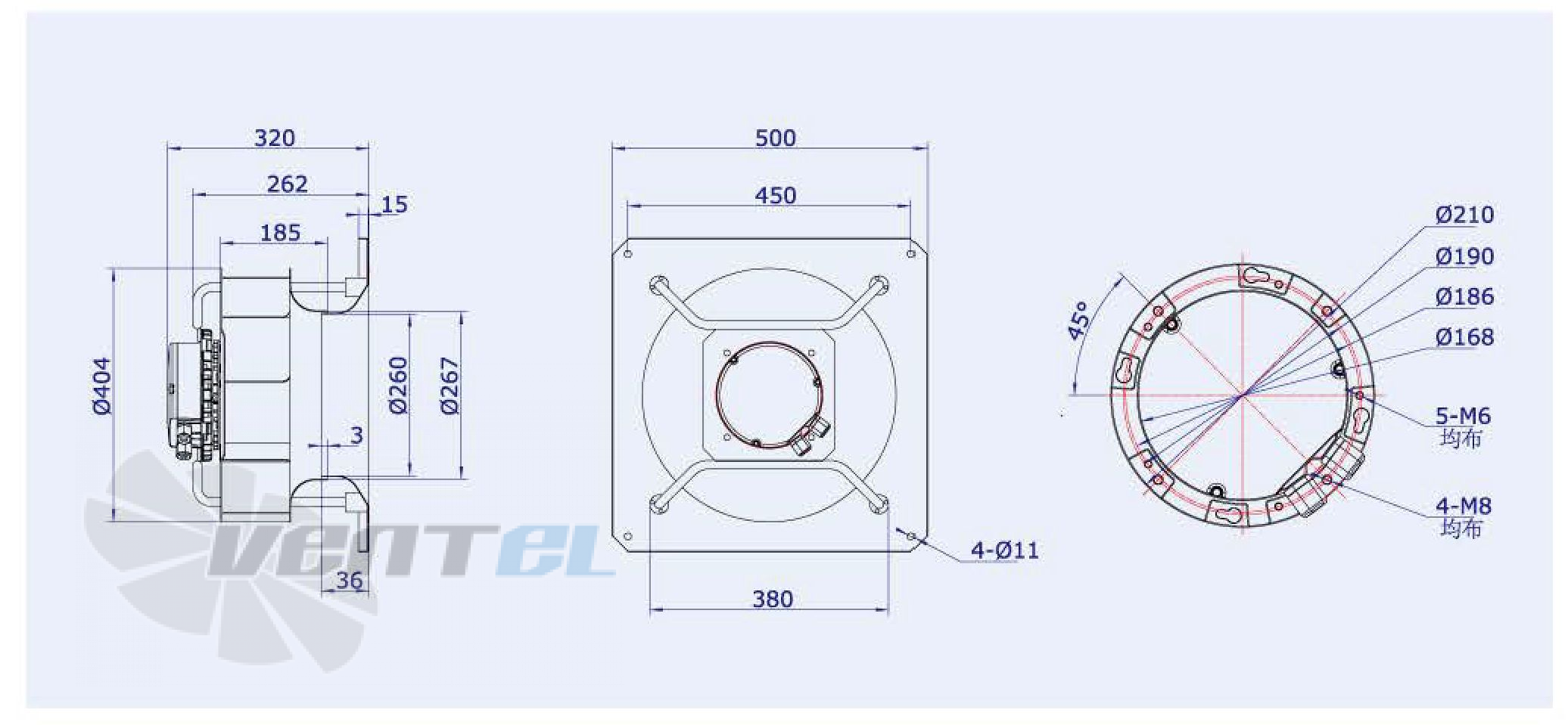 Weiguang WEIGUANG EC137-40D3G01-B400-108A1 1.0 КВТ - описание, технические характеристики, графики