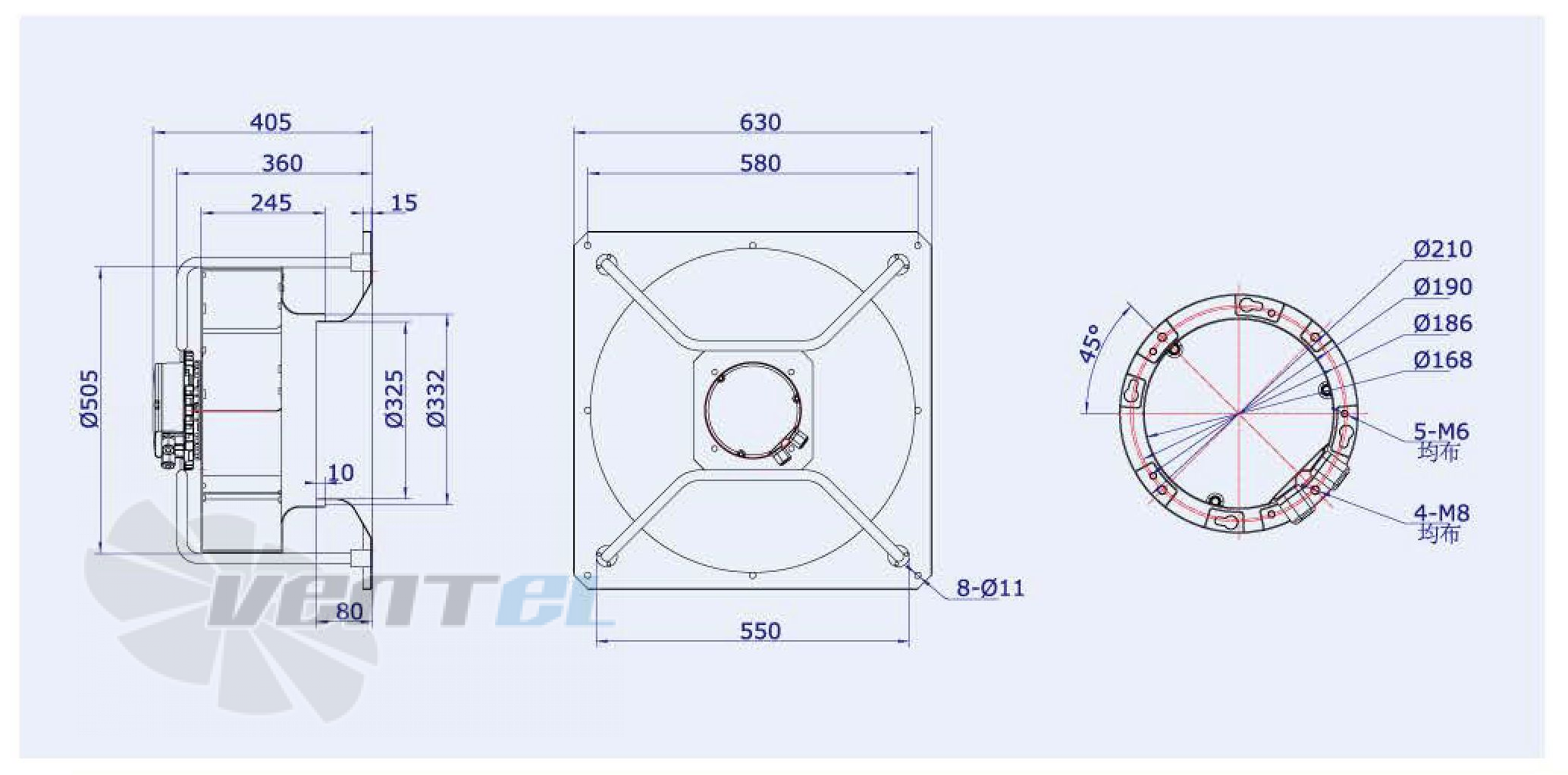 Weiguang WEIGUANG EC137-60E3G01-B500-138A1 0.72 КВТ - описание, технические характеристики, графики