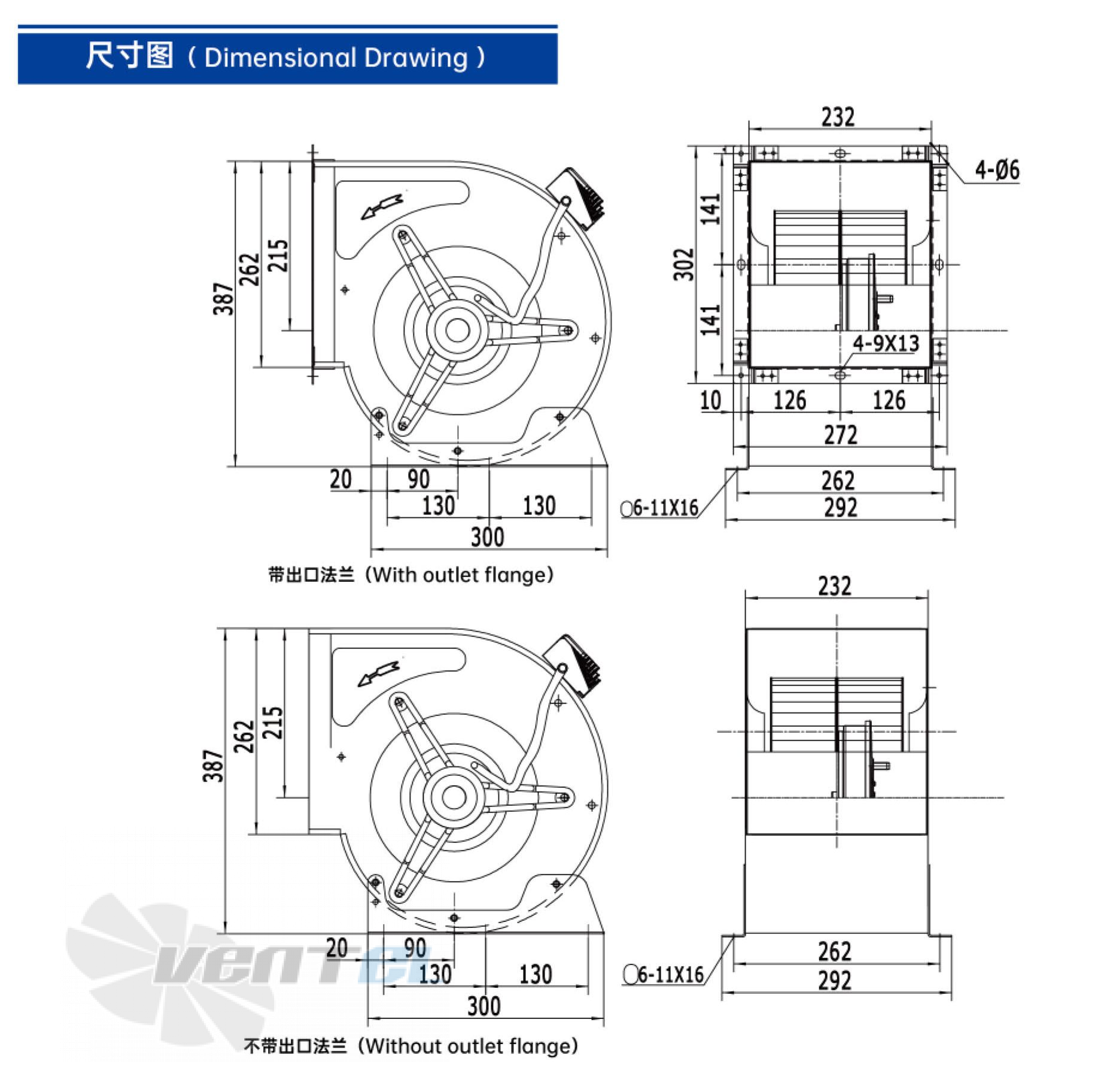 Weiguang WEIGUANG EC130-18E3G01-FD9-7S1 0.344 КВТ - описание, технические характеристики, графики