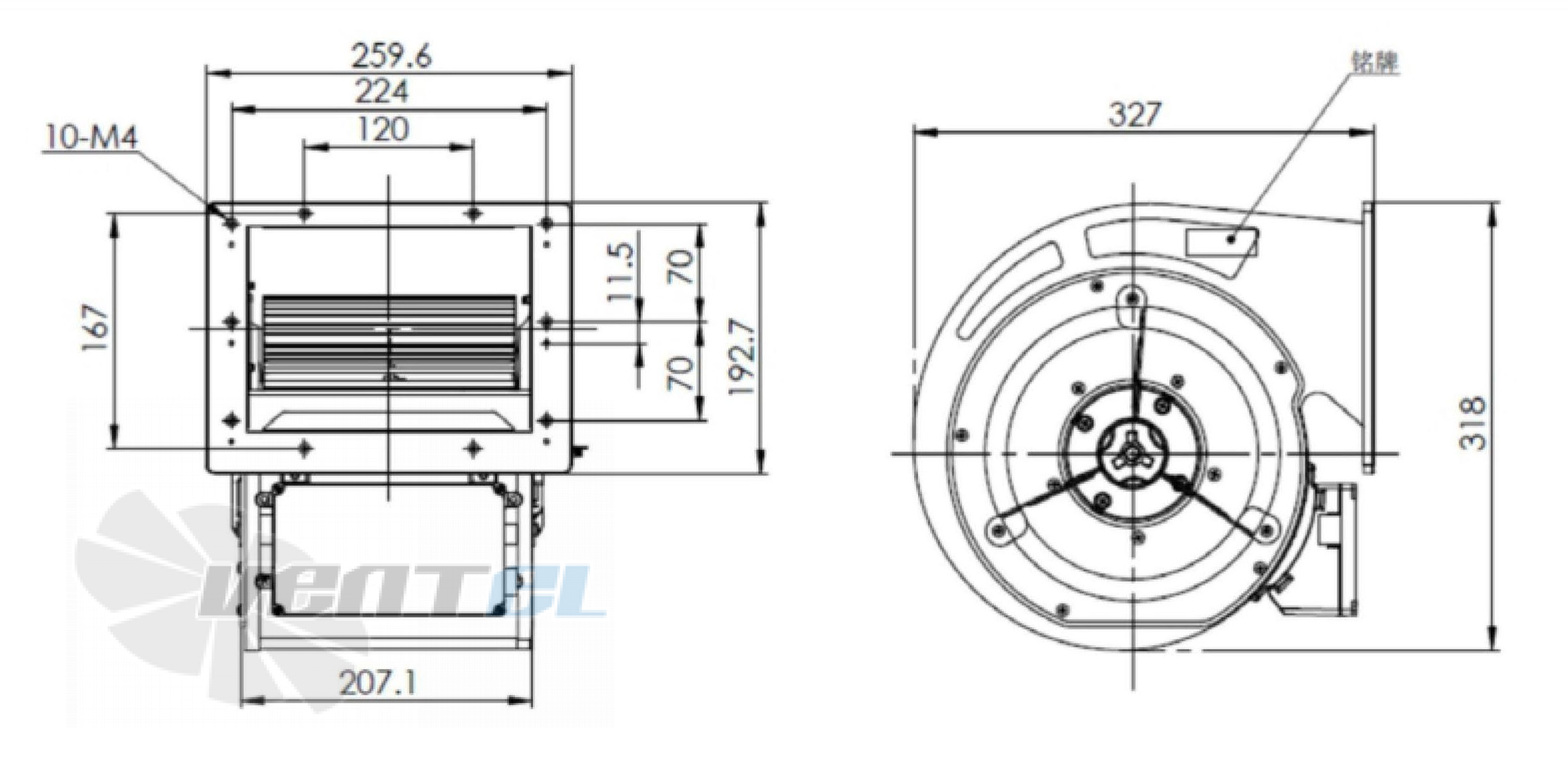 Fans-tech FANS-TECH DH220E5-075-000 - описание, технические характеристики, графики