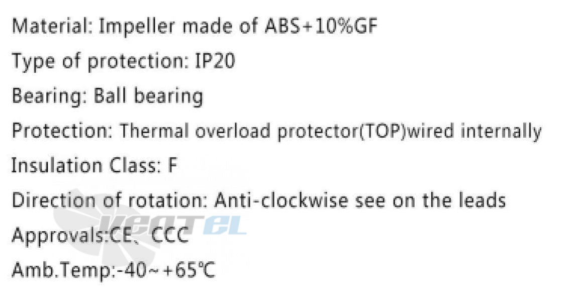 Fans-tech FANS-TECH SC175F2-055-001 - описание, технические характеристики, графики