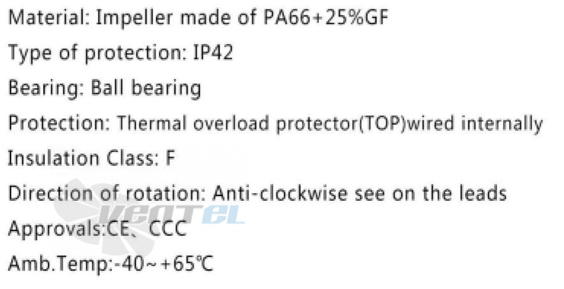 Fans-tech FANS-TECH SC190E2-055-002 - описание, технические характеристики, графики