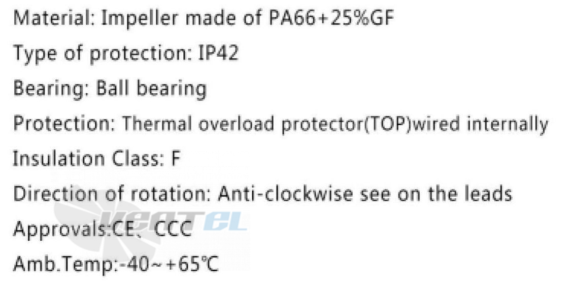 Fans-tech FANS-TECH SC190F2-055-002 - описание, технические характеристики, графики