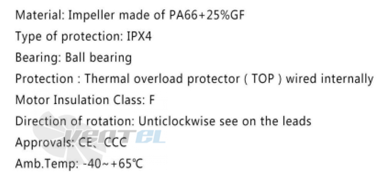 Fans-tech FANS-TECH DF200A1-068-A00 - описание, технические характеристики, графики