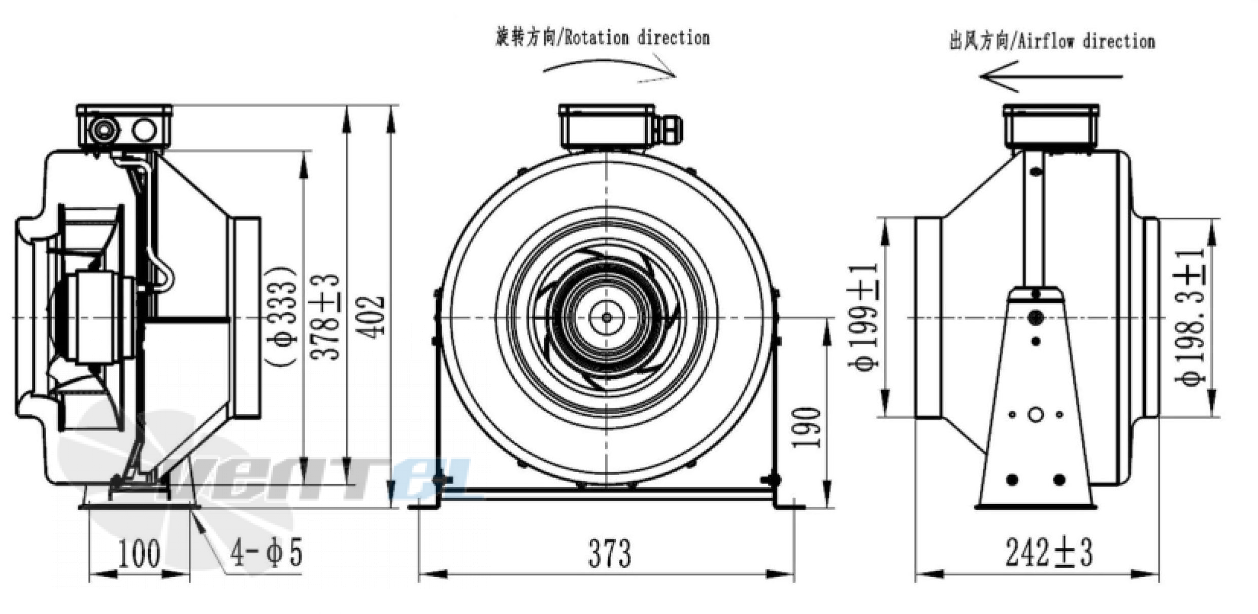 Fans-tech FANS-TECH DF200A1-068-A00 - описание, технические характеристики, графики