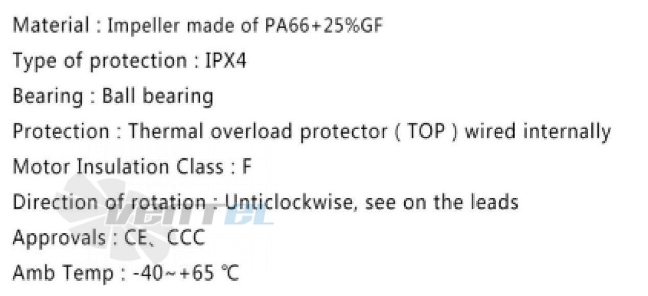 Fans-tech FANS-TECH DF150E2-055-A00 - описание, технические характеристики, графики