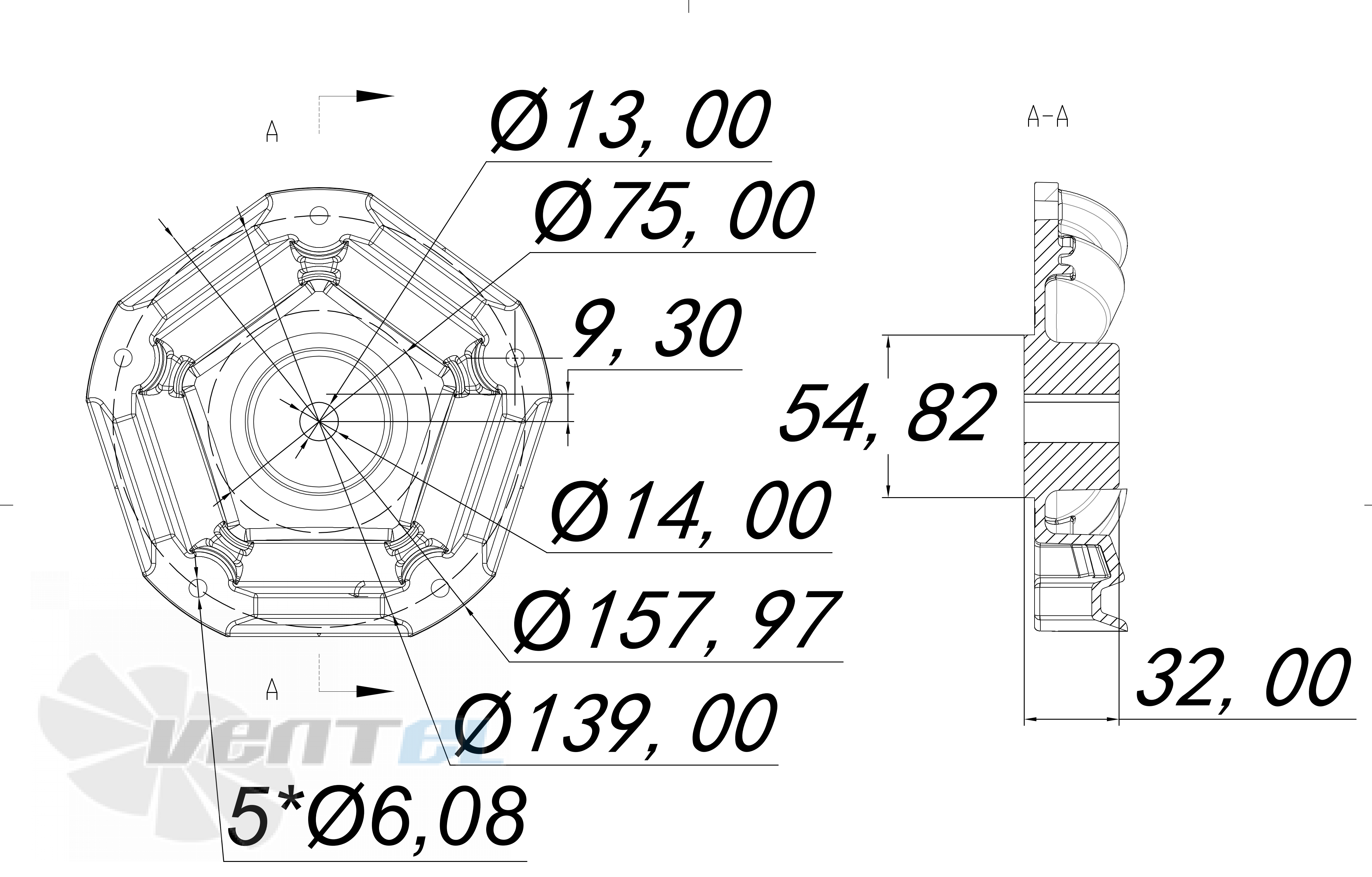  СТУПИЦА (HUB) W-10 HP - описание, технические характеристики, графики