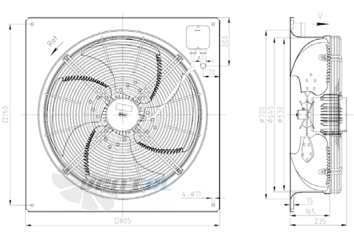 KEMAO KEMAO ODS630C-150B4.6D.V-01B 0.37 КВТ - описание, технические характеристики, графики