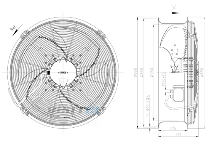 KEMAO KEMAO ODS760C-215B4.SD.V-03B 1.25 КВТ - описание, технические характеристики, графики