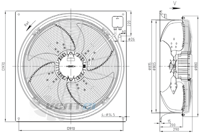 KEMAO KEMAO ODS800C-215B4.MD.V-01B 0.37 КВТ - описание, технические характеристики, графики