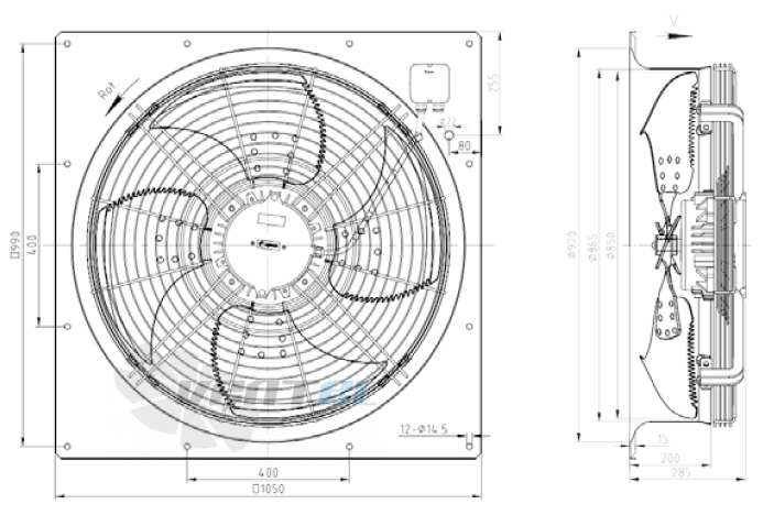 KEMAO KEMAO ODS850C-145B4.SD.V-01B 1.5 КВТ - описание, технические характеристики, графики