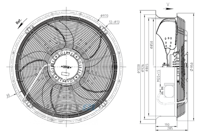 KEMAO KEMAO ODS850C-170B5.SD.V-03B 1.8 КВТ - описание, технические характеристики, графики